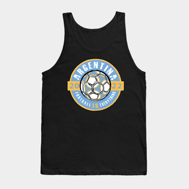 Football Is Everything - Argentina 2022 Vintage Tank Top by FOOTBALL IS EVERYTHING